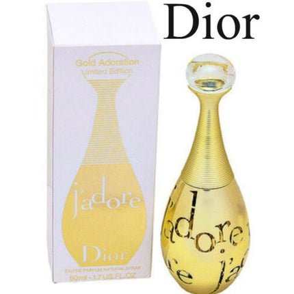 100% Authentic Exclusive Rare Dior J'adore Gold Jeweled Parfum Spray - Maison des fragrances