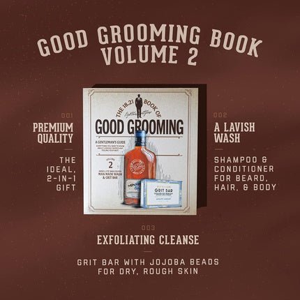 18.21 Man Made Book of Good Grooming Volume 2 Set Absolute Mahogany Coffret (Coffret) Homme - Maison des fragrances