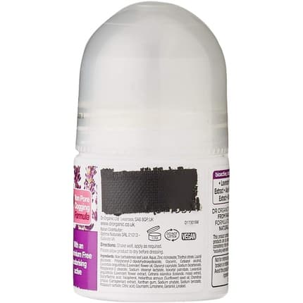 Dr Organic Dr Organic Lavender Deodorant Roll On Déodorant (Déo) Mixte 50ml