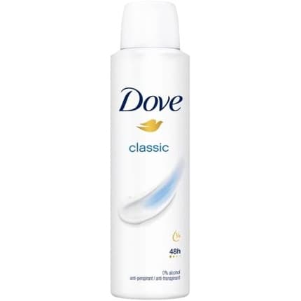 Dove Classic Women 0% Alcohol Déodorant 150 ml