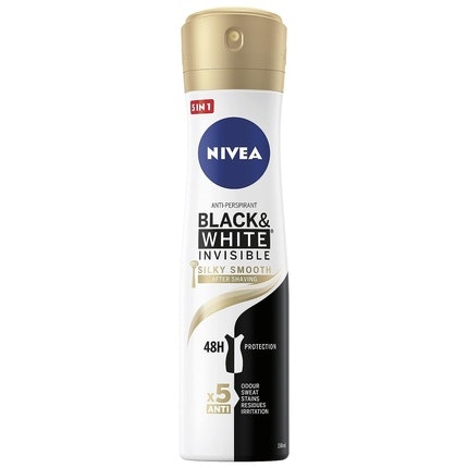 Nivea Black & White Invisible Silky Smooth Perspirant Spray 250ml