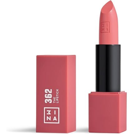3INA Makeup The Lipstick 362 Pink Lipstick with Vitamin E and Shea Butter Long Lasting Lip Colour Matte Finish Creamy Texture Vegan Cruelty Free - Maison des fragrances