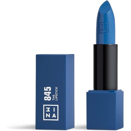 3INA Makeup The Lipstick 845 Blue Lipstick with Vitamin E and Shea Butter - Long Lasting Lip Color with Matte Finish and Creamy Texture - Vegan and Cruelty Free - Maison des fragrances