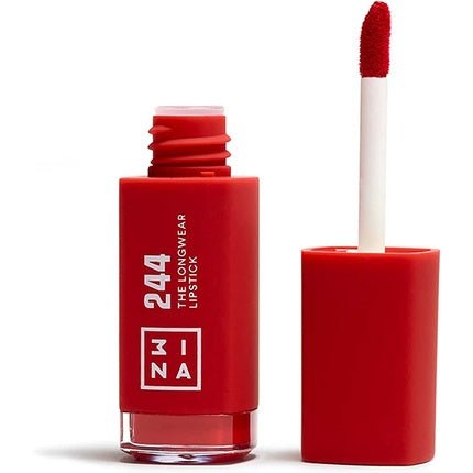 3INA MAKEUP The Longwear Lipstick 244 Red Matte Lipstick with Hyaluronic Acid 4.5ml - Maison des fragrances