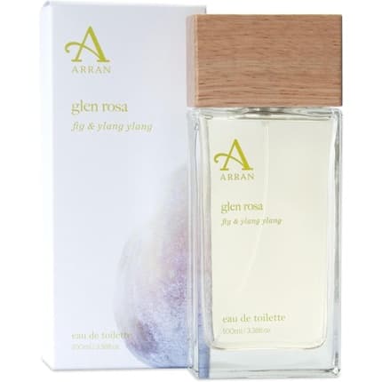 Arran Sense Of Scotland Glen Rosa 3.38floz Warm Sweet Delicate Fragrance with Fig Ylang Ylang Eau de Toilette (EDT) Femme 100ml
