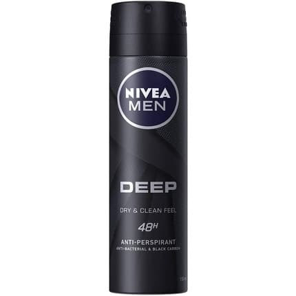 Nivea Men Deep Deodrant Dry & Clean Feel 48h 150ml
