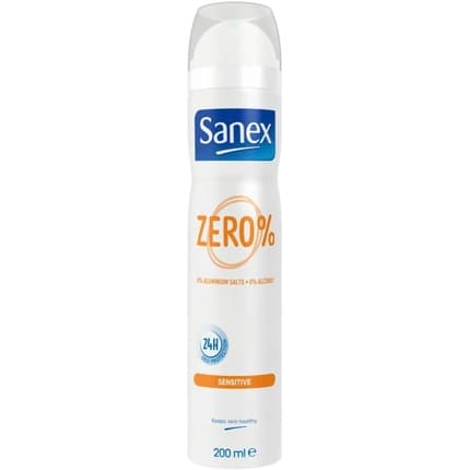 Sanex Deospray Zero Percent Sensitive Gentle And Effective Deodorant Déodorant (Déo) Mixte