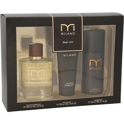 Milano Pack + After Shave + Deodorant Eau de Cologne 100ml Unisex