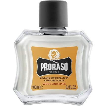 Proraso Yellow After Shave Balm Wood And Spice Scent Fragrance (Fragrance) Mixte 100ml
