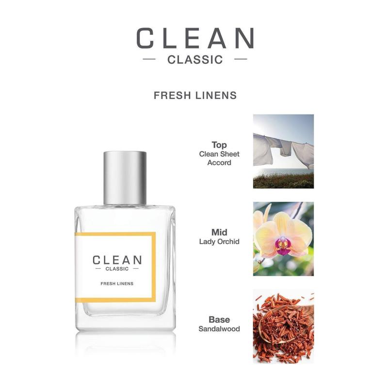 Clean Fresh Linens Eau De Parfum Spray 60ml