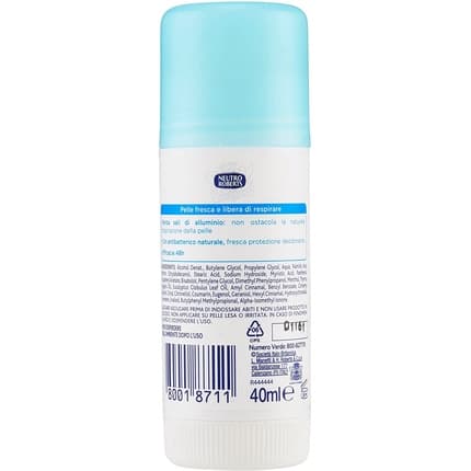 Neutro Roberts Roberts Blue Deodorant Stick Déodorant (Déo) Mixte 40ml