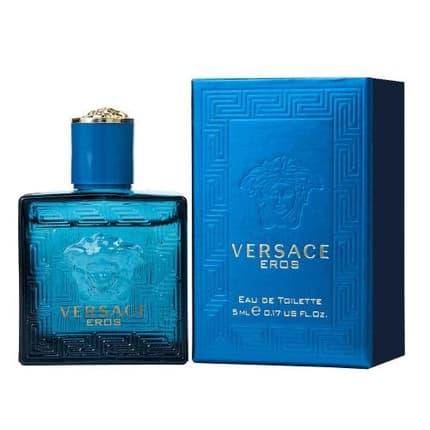 Versace Eros Homme 0.17 Oz Splash Mini Vanilla toilet water 4.82g