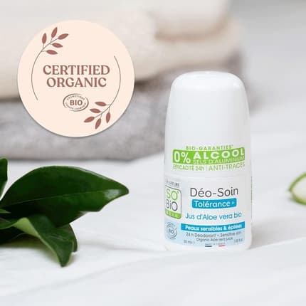 So Bio Éthique Sobio So Bio Etic 24h Aloe Vera Bio Deodorant Rollon Déodorant (Déo) Femme