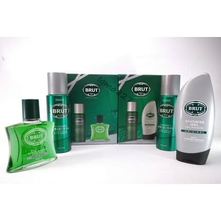 Brut Men Original Special Edition Deodrant AFTERSHAVE Shower Gel Gift Set