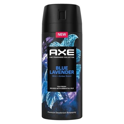 Premium axis Blue Lavender Body Spray Deodrant Without Aluminum Salts 150ml