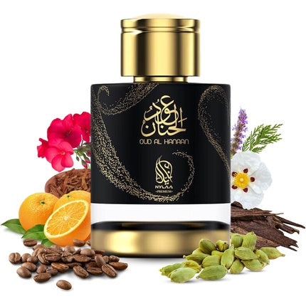Oud Al Hanaan 100ml Oud Perfume for Women and Men Madawi Arabian Oudh Strong Scent of Oud & Patchouli with Tobacco Woody Fragrance Nylaa