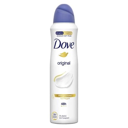 Dove Original Anti-Transpirant Deodrant Spray With 48 Hour Protection and Triple Action 150ml