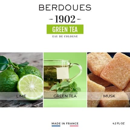 Berdoues reen Tea Floral Citrus Scent 8.3 fl.oz. Eau de Cologne (EDC) Mixte 245ml