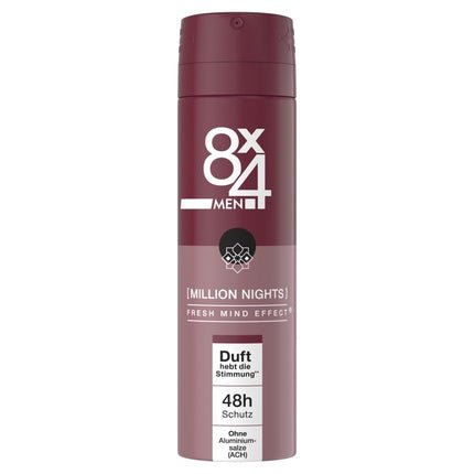 8x4 Million Nights Deodorant with Oriental Fragrance Notes Aluminum-Free Deodorant with 48h Protection Déodorant (Déo) Homme 150ml - Maison des fragrances