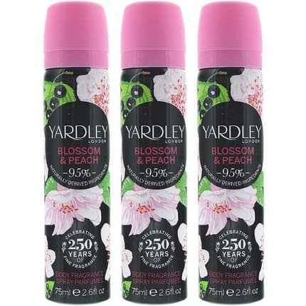 Yardley Blossom And Peach Body Brume Parfumée Femme 75 ml