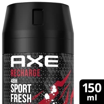 Axe/Lynx Ax Body Recharge Sport Fresh Deodorant without Aluminum 150ml Unisex