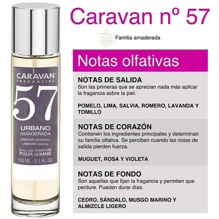 CARAVAN FRAGANCIAS No. 57 - Eau de Parfum Spray for Men 150ml