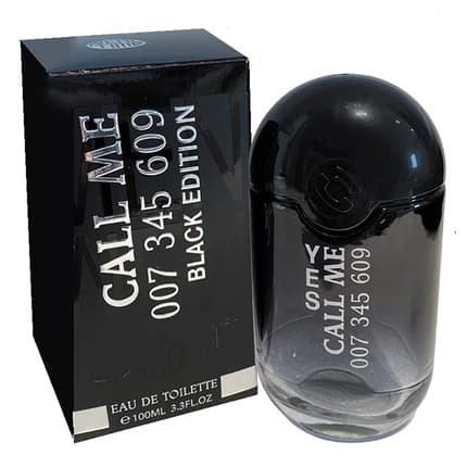 Realtime Call Me Black Edition Men's Eau de Toilette Homme 100 ml