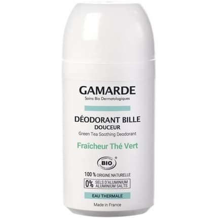 Gamarde organic roll-on deodorant fresh green tea 50ml