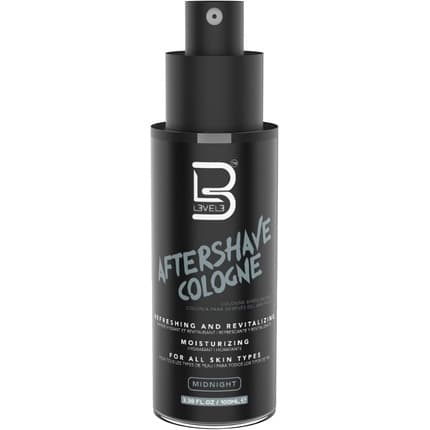 L3 Level 3 After Shave Softens Skin Refreshes and Relieves Face and Skin Moisturizing Formula Midnight Small Eau de Cologne Unisexe