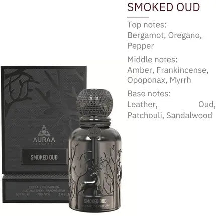 Auraa Desire Smoked Oud Extrait De Perfume 100ml - Floral Woody Spicy Fragrance - Perfume for Men and Women Auraa Desire