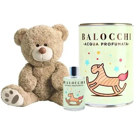Balocchi Baby Scented Water Set 100ml with Tobia Bear Balocchi