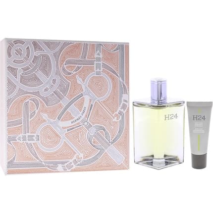 Hermès H24 par Hermes 2 Pc Gift Set and Face Moisturizer Coffret (Coffret) Homme 98ml