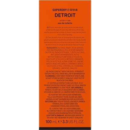 Superdry Detroit par Superdry Eau de Toilette (EDT) Mixte