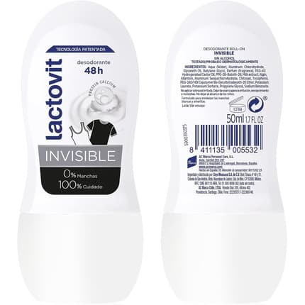 Lactovit Invisible Déodorant 50 ml