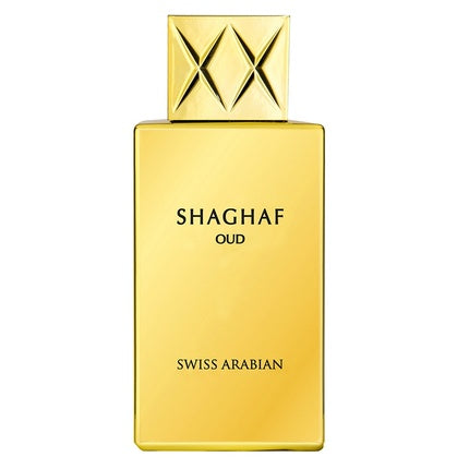 Swiss Arabian Shaghaf Oud 75mL Mouthwatering Gourmand Oud and Saffron Long Lasting with Intense Sillage and Oudh Artisan Eau de Parfum for women