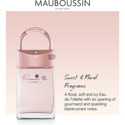 Mauboussin Promise Me Flower Eau de Toilette 90oz for women