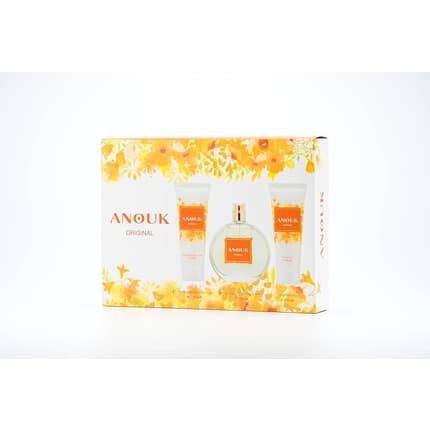 Anouk Original Perfume 100ml + shower gel 75ml + body lotion 75ml gift set woman anouk floral fruit fresh elegant long-la-la-la-la-la-lashing