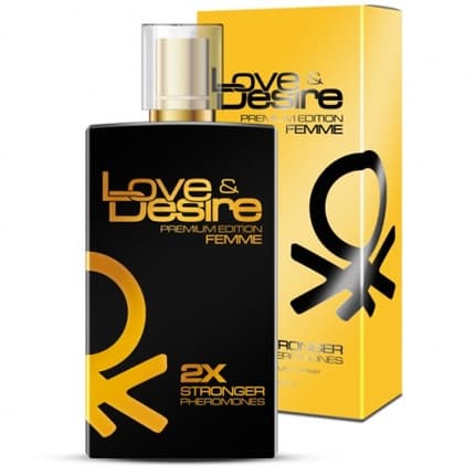 Love & Desire Premium Edition Femme Stronger Pheromones Eau de Parfum 100 ml - Lot de 2