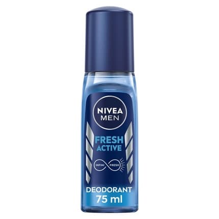 Nivea Men Fresh Active Deodrant Spray With Infinifresh Formula and Sea Extracts 75ml