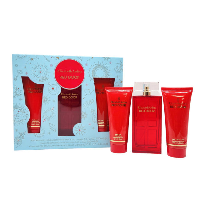 Elizabeth Arden RED DOOR Perfume Set Body Lotion Shower Gel New