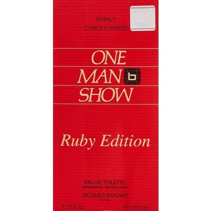 Jacques Bogart One Man Show Ruby Edition Eau de Toilette (EDT) Homme 100ml