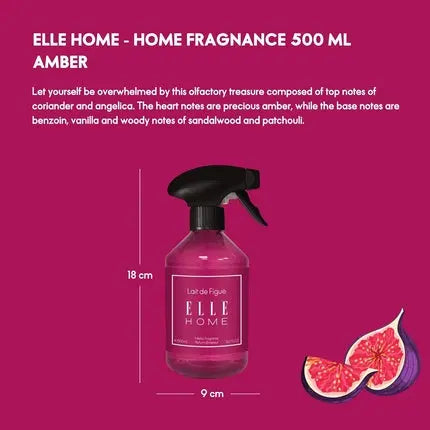 ELLE Home Room Fragrance 500ml Fig Milk Room Spray Elle Home