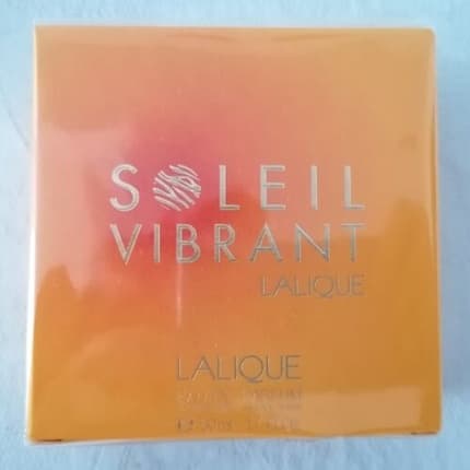 Lalique Soleil Vibrant 1.7 fl.oz. Sealed Rare Eau de Parfum 50oz Unisex