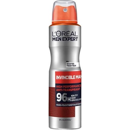 L'Oréal Men Invincible Expert Man Antiperspiring Deodrant Spray 150ml