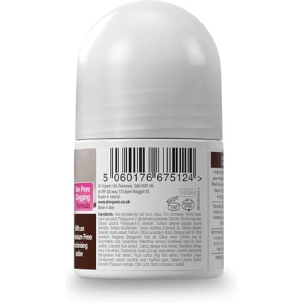 Dr Organic Organic Virgin Coconut Oil Deodorant Natural Vegan Cruelty Free Paraben & Sls Free Aluminum Free 50ml Coconut