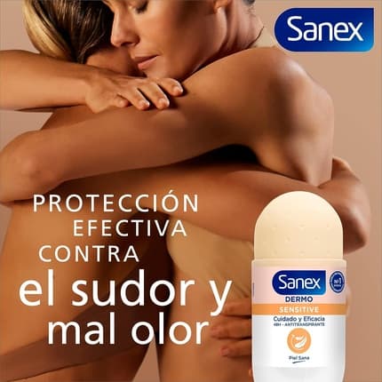Sanex Sensitive Roll-On Deodorant 50ml Unisexe