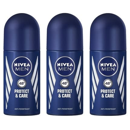 Nivea Protect & Care Men's Roll on Anti-Perspirant Deodorant 1.7oz 50ml