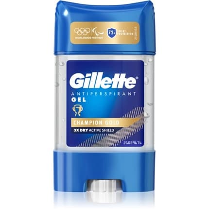 Gillette Champion Gold Antiperspirant Gel Déodorant (Déo) Mixte 70ml