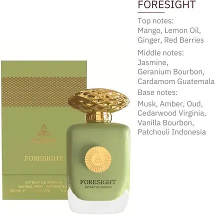 Foresight Extrait De Perfume 100ml by Auraa Desire Future Collection Strong Fruity Floral Fragrance Unisex Perfume Mango Lemon Pink Berries Ginger Scents Long Lasting Eau de Parfum Auraa Desire