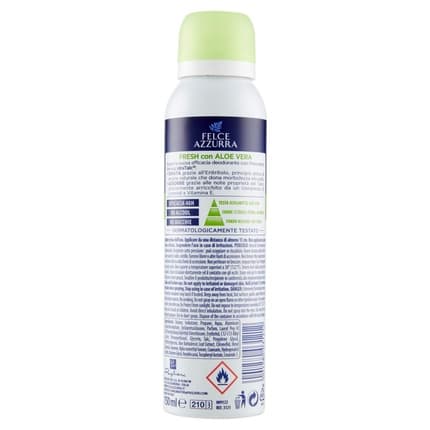Felce Azzurra Fresh Deodorant 48h Formula with Aloe Vera Déodorant (Déo) Mixte 150ml